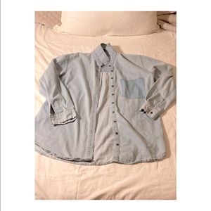 Oversize Denim Button Up